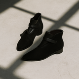 Vivienne Italian Crest Suede Boots