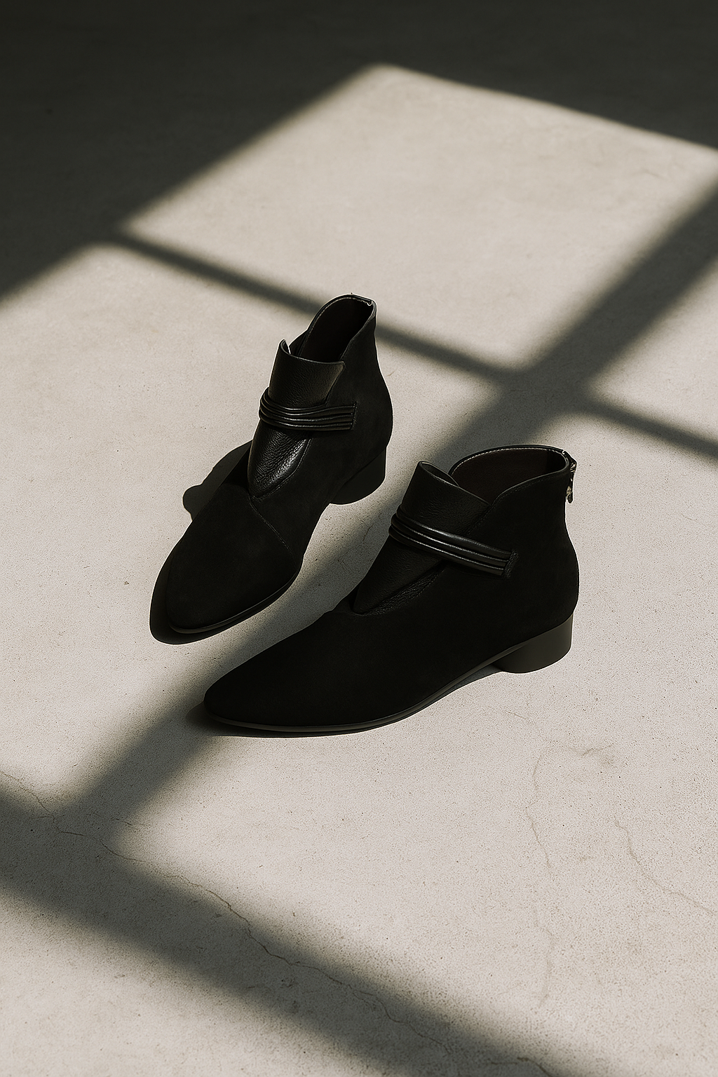 Vivienne Italian Crest Suede Boots