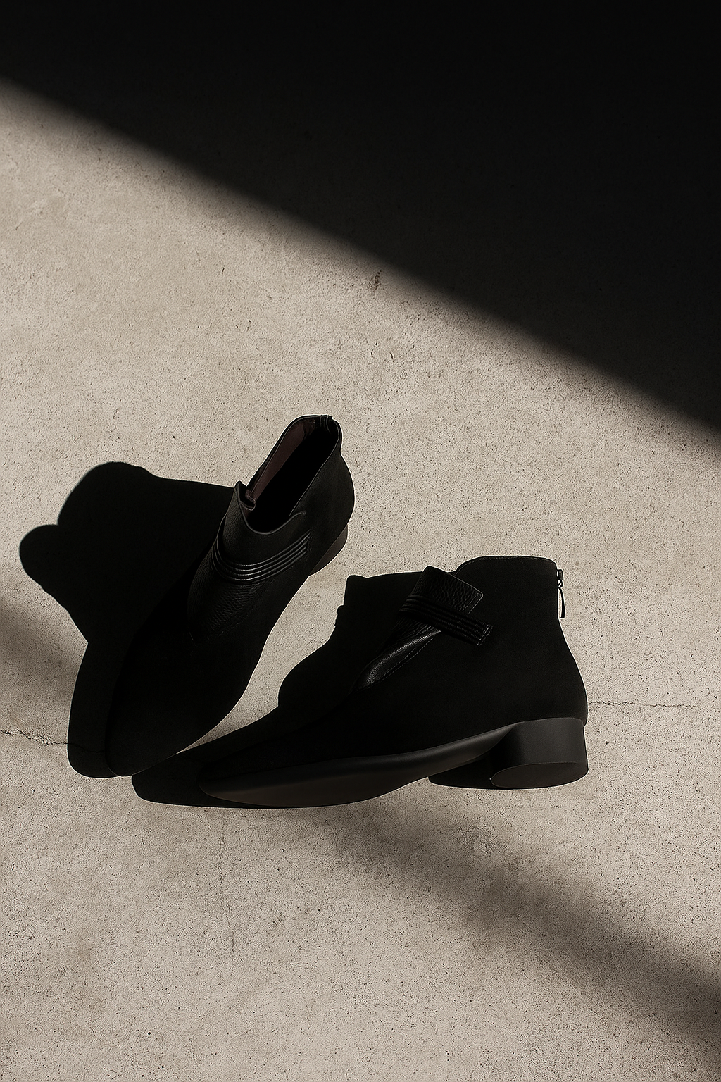 Vivienne Italian Crest Suede Boots