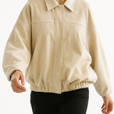 Arden Women's Suede Bomber