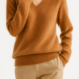 Brushed Mink Wool Pullover