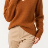 Brushed Mink Wool Pullover