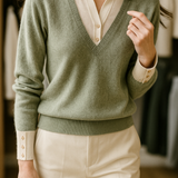 Madison Layered Knit Top