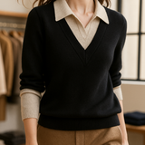 Madison Layered Knit Top
