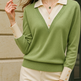 Madison Layered Knit Top