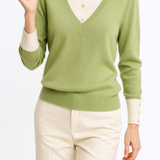 Madison Layered Knit Top