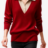 Madison Layered Knit Top