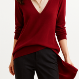 Madison Layered Knit Top