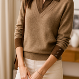 Madison Layered Knit Top