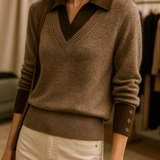 Madison Layered Knit Top