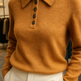 West Village Wool Polo Sweater