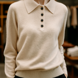 West Village Wool Polo Sweater