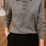 West Village Wool Polo Sweater