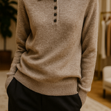 West Village Wool Polo Sweater