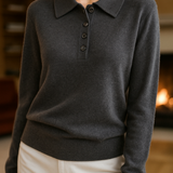 West Village Wool Polo Sweater