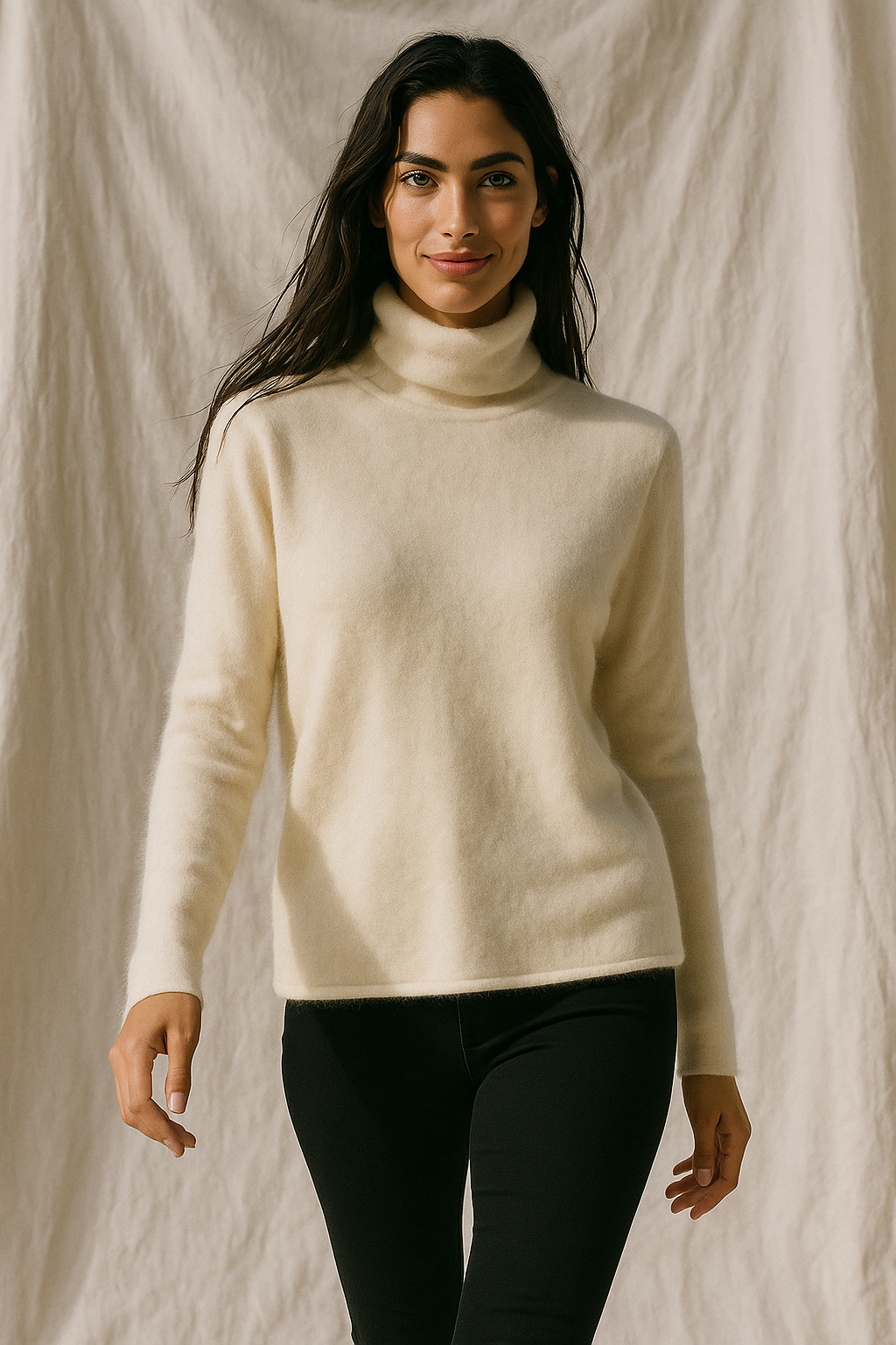 Victoria Mot'e Cashmere Turtleneck