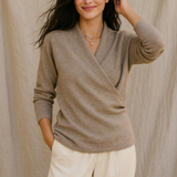 Serene V-Neck Knit Sweater