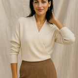Serene V-Neck Knit Sweater