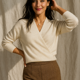 Serene V-Neck Knit Sweater