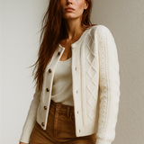 Claire Cable Knit Cardigan