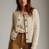 Claire Cable Knit Cardigan