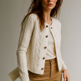 Claire Cable Knit Cardigan