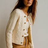 Claire Cable Knit Cardigan