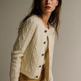 Claire Cable Knit Cardigan
