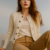 Claire Cable Knit Cardigan