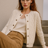 Claire Cable Knit Cardigan