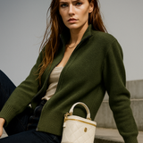 Natasha Wool Zip Cardigan