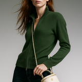 Natasha Wool Zip Cardigan
