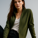 Natasha Wool Zip Cardigan