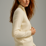 Natasha Wool Zip Cardigan
