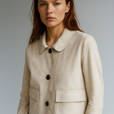 Avery Suede Cropped Jacket