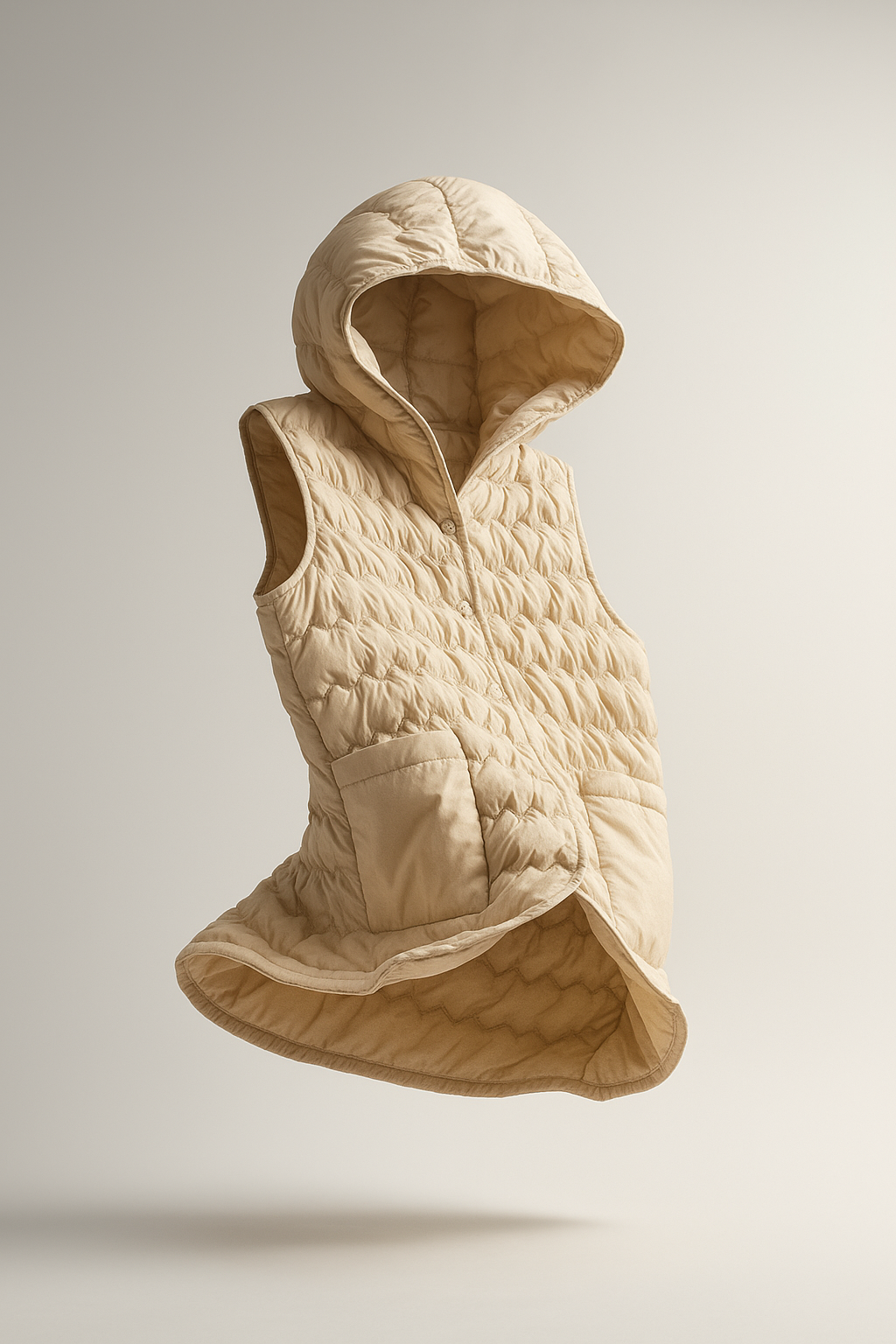 Gold Rush Puffer Vest