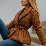 Vanessa Quilted Wrap Coat