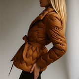 Vanessa Quilted Wrap Coat