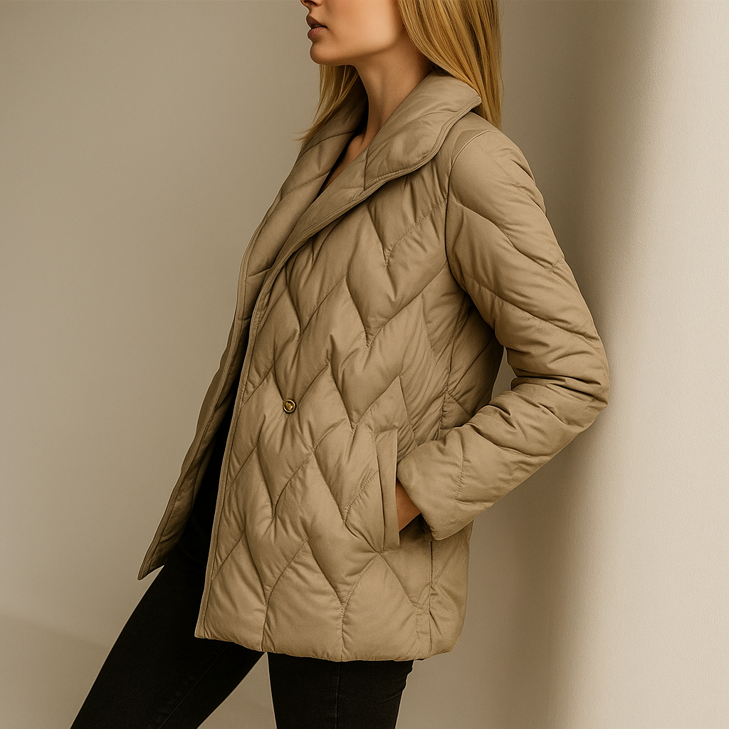 Vanessa Quilted Wrap Coat