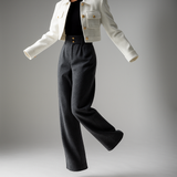 Blair Wool Wide-Leg Trousers