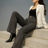 Blair Wool Wide-Leg Trousers