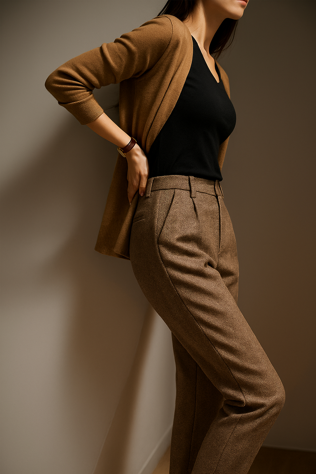 Camille Tailored Wool Pants