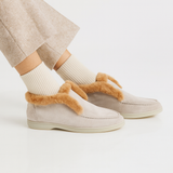 Lila Shearling Loafer Boots