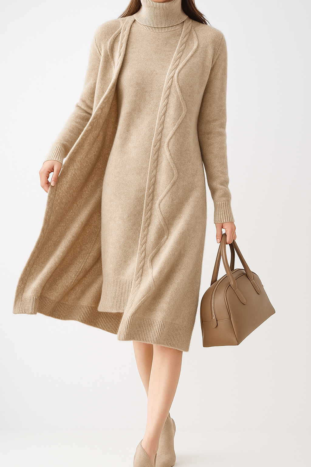 Copenhagen Cable-Knit Cardigan