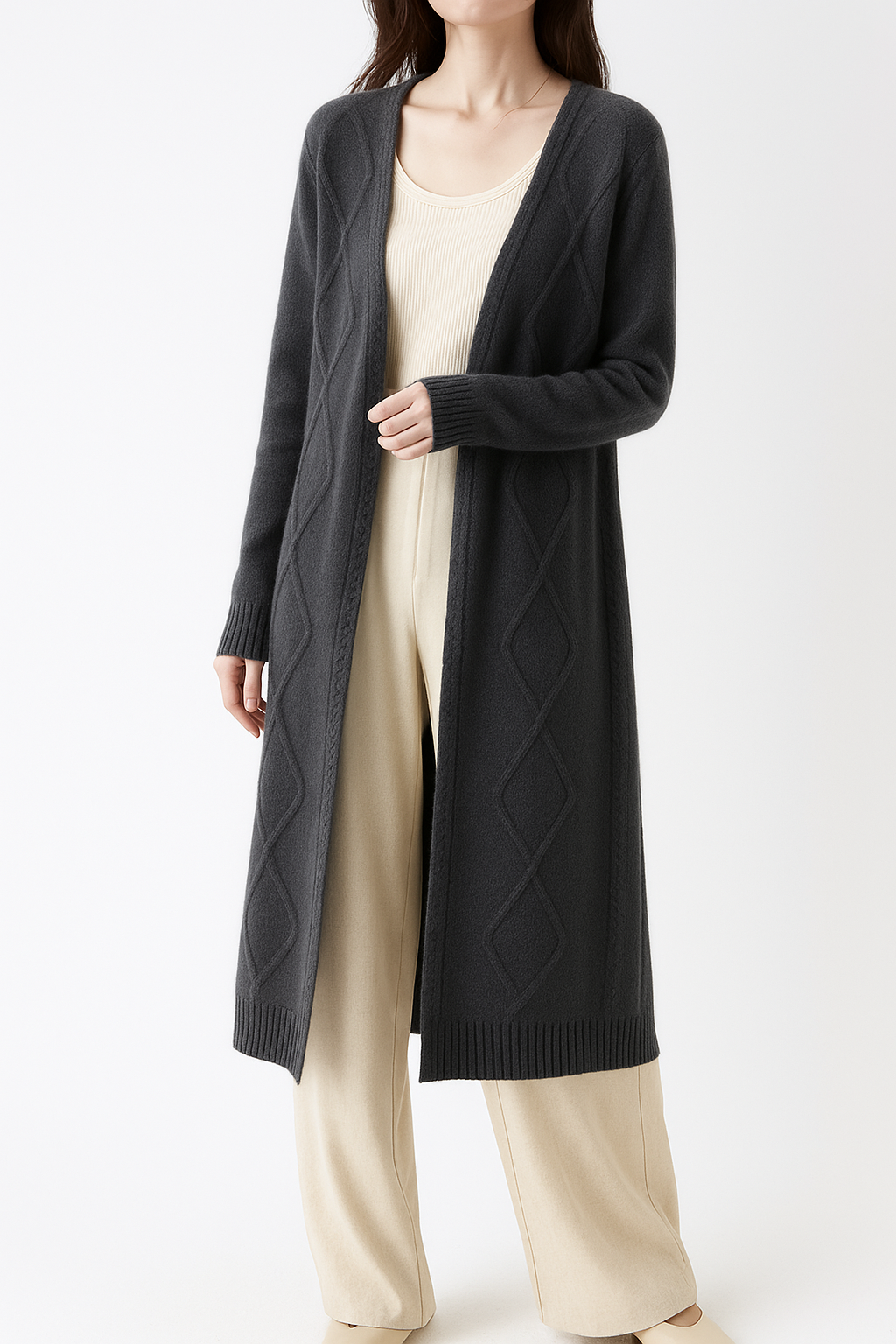 Copenhagen Cable-Knit Cardigan