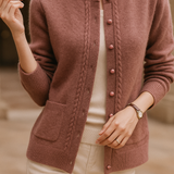 Maribelle Pearl Trim Cardigan