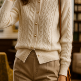 New London Pearl Button Cardigan