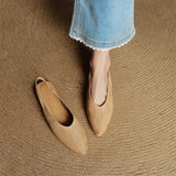 Lido Italian Leather Slingback Flat