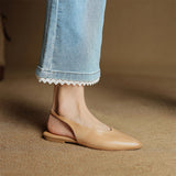 Lido Italian Leather Slingback Flat