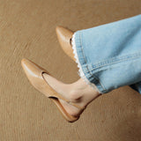 Lido Italian Leather Slingback Flat